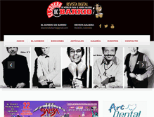 Tablet Screenshot of elsonerodebarrio.com